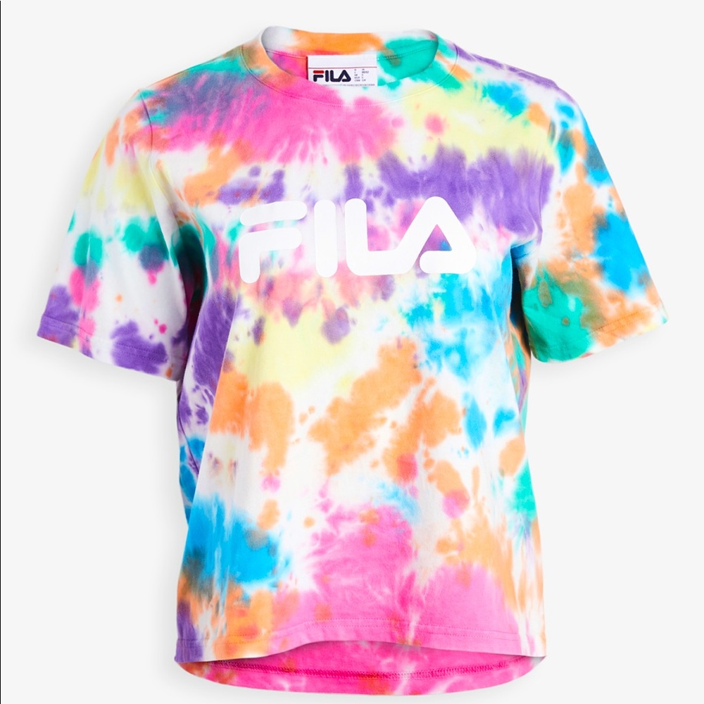 NWT Fila Tie-Dye Short Sleeve Tee Shirt Shopbop Revolve XL